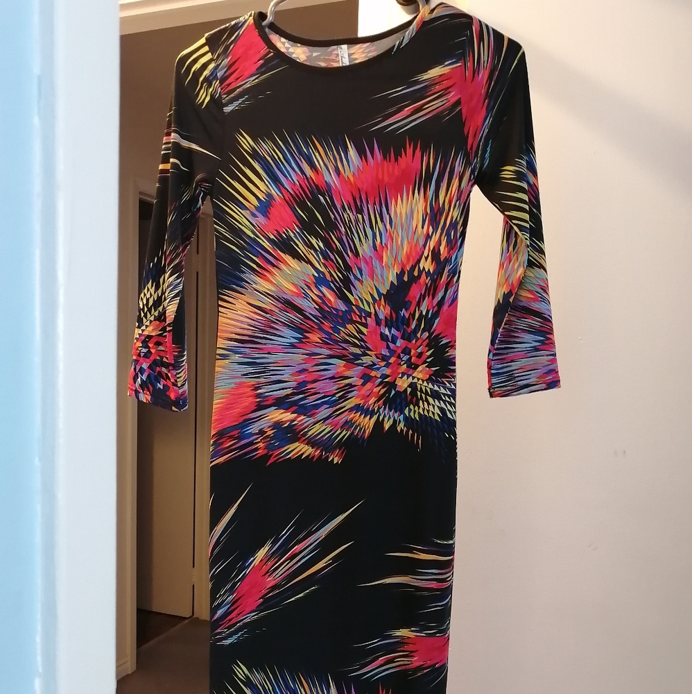 Multicolor bodycon dress